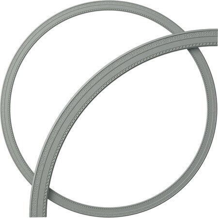 Ekena Millwork 59 1/2-in. OD x 53-in. ID x 2 3/4-in. W x 1/2-in. P Tralee Ceiling Ring Kit CRK59TE